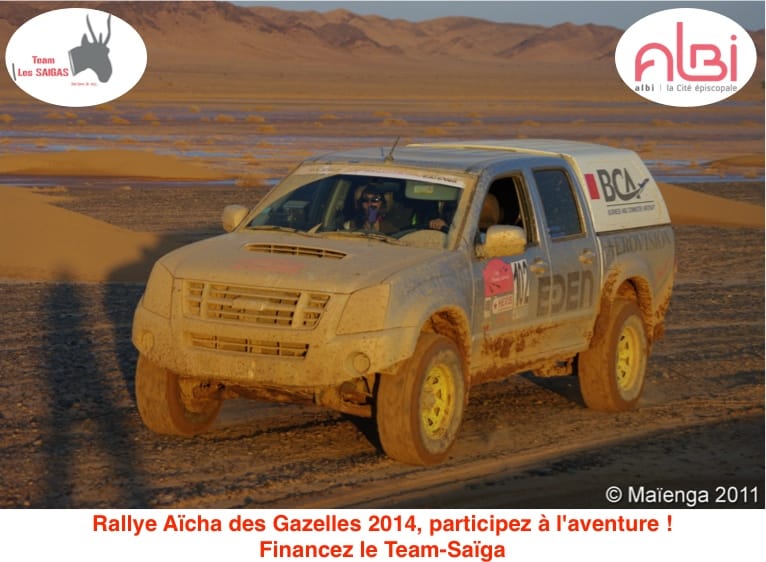 Participez à l'aventure du Rallye des Gazelles 2014